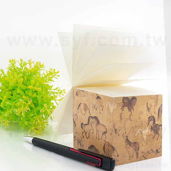 紙磚-方形創意便條紙-四色面單色印刷-禮贈品客製便條紙-8450-7